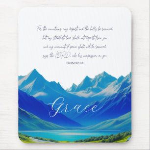 Modern Scripture Isaiah 54:10 Mouse Mat