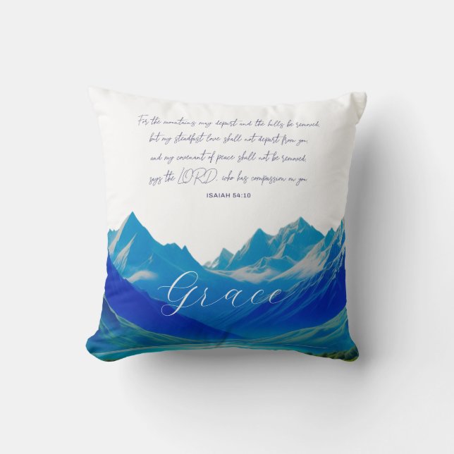 Modern Scripture Isaiah 54 Cushion (Front)