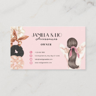 Modern Scrunchie Business Card
