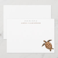 Modern Sea Turtle Personalised