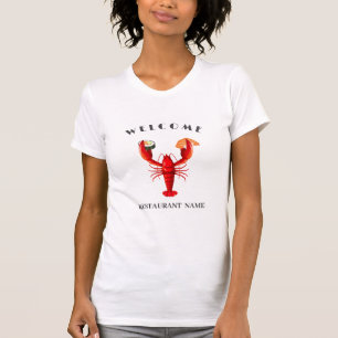 Modern seafood welcome Lobster sushi custom name T-Shirt