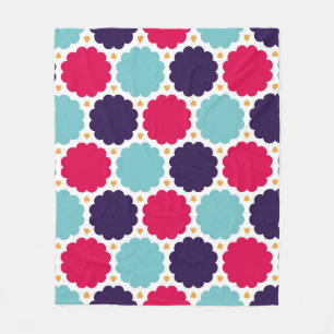 modern seamless colourful geometry cloud pattern, fleece blanket