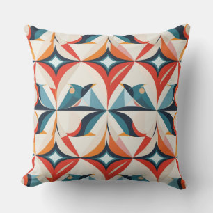 Modern Seamless Geometric Pattern Cushion