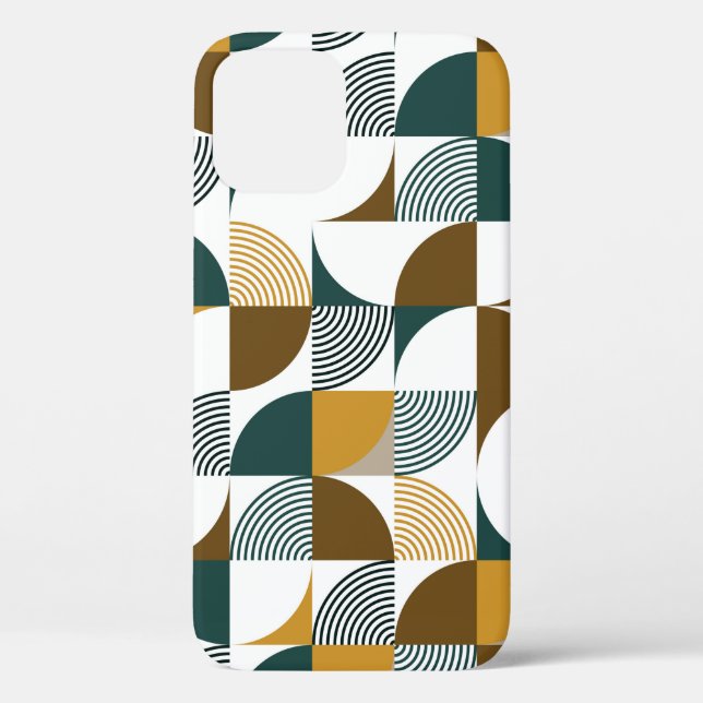 Modern seamless geometrical shape pattern Case-Mate iPhone case (Back)