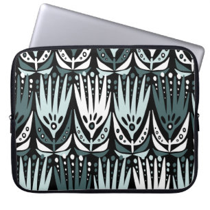 Modern seamless vintage abstract pattern with simp laptop sleeve