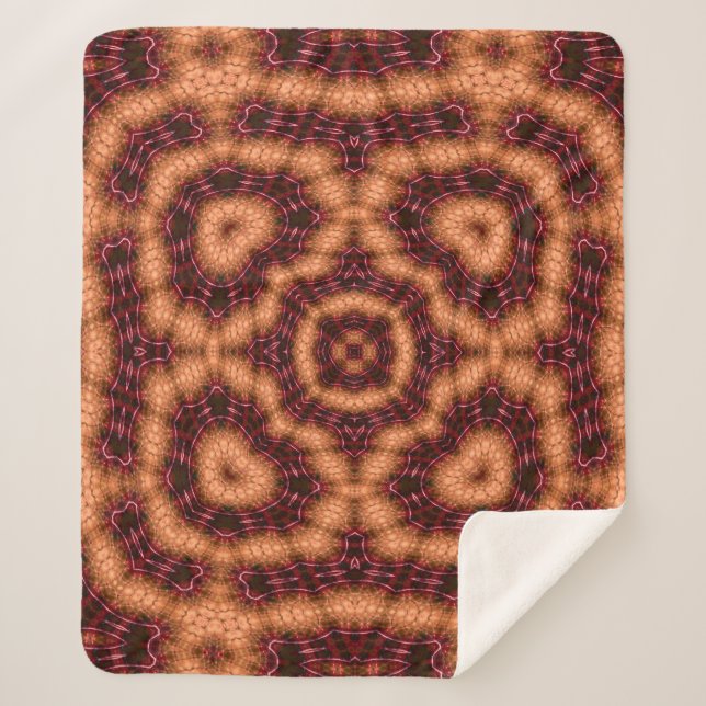 Modern seamless wallpaper tiles patternabstract,an sherpa blanket (Front)