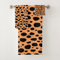 Modern Seamless Wild Safari Cat Animal Print