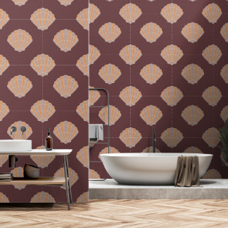 Modern Seashell Wallpaper