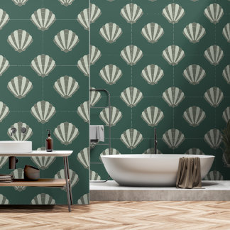 Modern Seashell Wallpaper