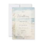 Modern Seaside Watercolor Beach Wedding