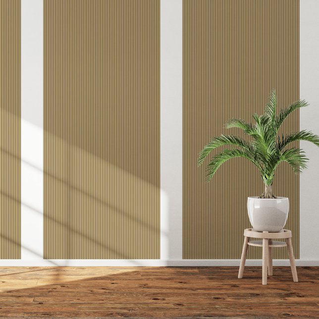 Modern Sepia Stripe Peel and Stick Wallpaper (Modern Sepia Stripe Peel and Stick Wallpaper)