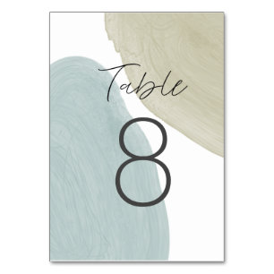 Modern Serenity Table Card