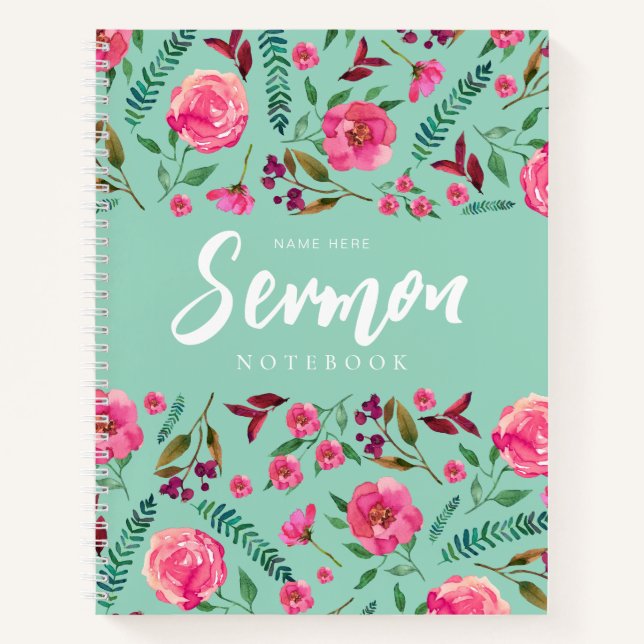 Modern Sermon Notebook (Front)
