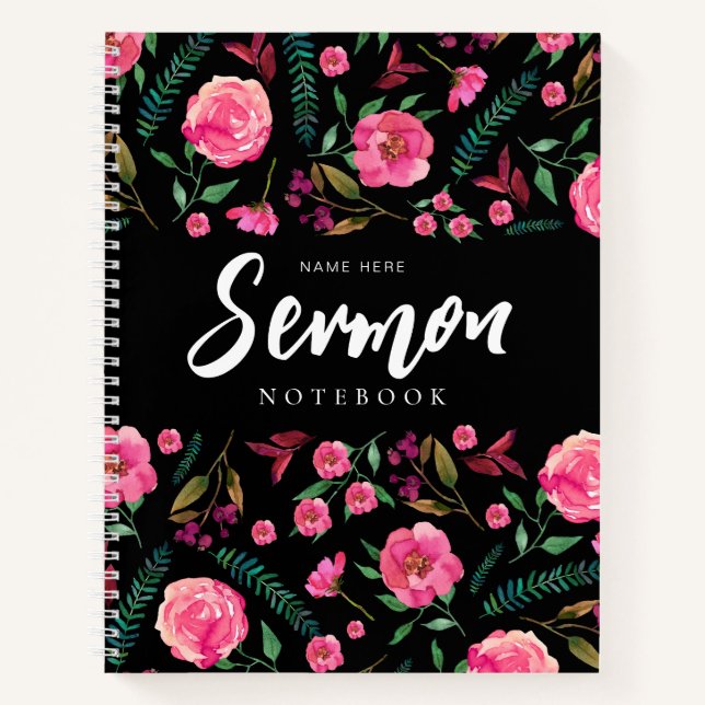 Modern Sermon Notebook (Front)