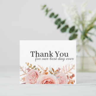Modern set 15 Thank you card
