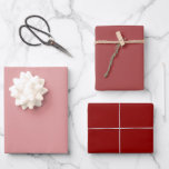 Modern Shades Red Velvet Wrapping Paper Sheet<br><div class="desc">Modern Shades Red Velvet Wrapping Paper Sheets. Beautiful three colours to complement your gift.</div>