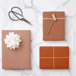 Modern Shades Rust Wrapping Paper Sheet<br><div class="desc">Modern Shades Rust Wrapping Paper Sheets. Beautiful three colours to complement your gift.</div>