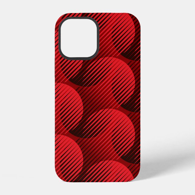 Modern shapes geometric seamless pattern iPhone case (Back)