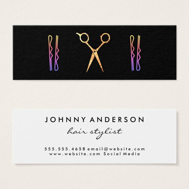 Modern Shears / Hair Pins Appointment III (Front & Back)