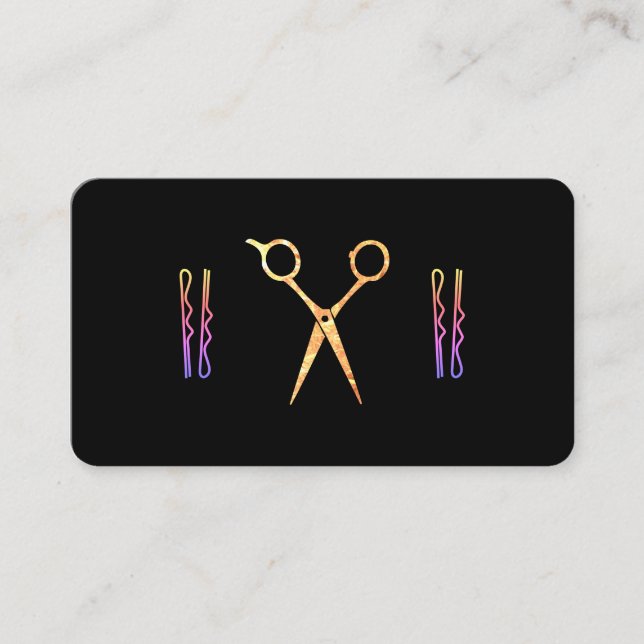 Modern Shears / Hair Pins Appointment III Card (Front)