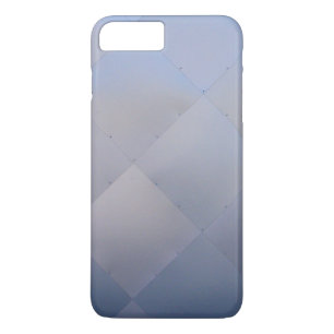 Modern Shiny Chequered Metal Blue iPhone 8 Plus/7 Plus Case