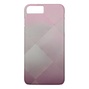 Modern Shiny Chequered Metal Pink iPhone 8 Plus/7 Plus Case
