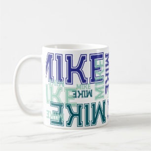 Modern short 4 letters name Typography  Coffee Mug