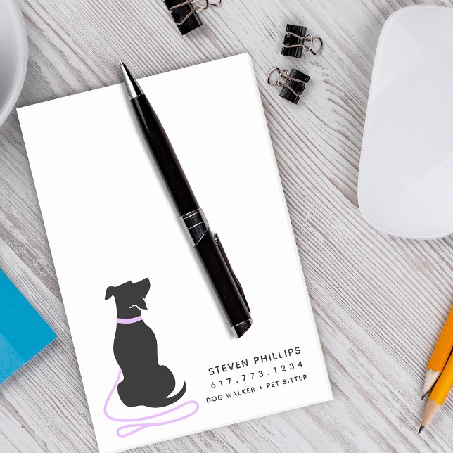 Modern Silhouette Dog Post-it Notes (Modern Silhouette Dog Post-it Notes)