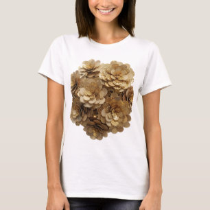 Modern Silver ABSTRACT ART Artistic Motif v3 T-Shirt