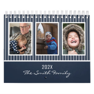 Modern Simple 2022 Family Photo Custom Calendar