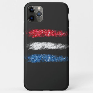 *~* Modern Simple - Abstract American Flag iPhone 11 Pro Max Case