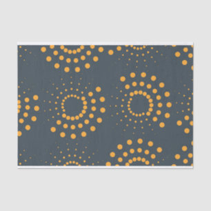 Modern, simple, abstract geometric pattern art tissue paper