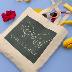  Modern Simple Abstract Line Art  ,boho chic  Tote Bag