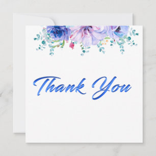 Modern, simple and beautiful thank you card