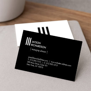 Modern Simple Architecture Logo Construction Business Card