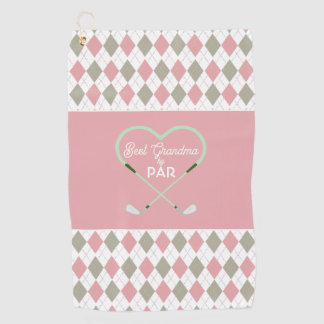 Modern Simple Best Grandma by Par  Golf Towel