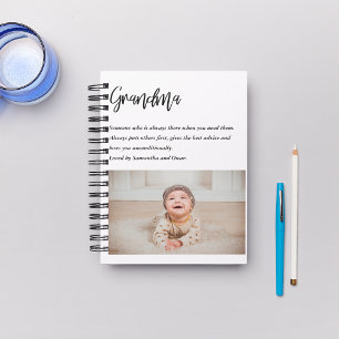 Modern Simple Best Grandma Ever Best Beauty Gift Notebook