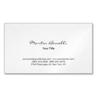 Modern Simple Black & White Professional