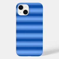 Modern Simple blue Navy Two Tone Stripe name
