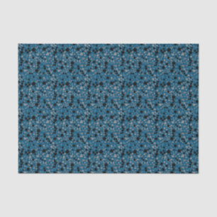 Modern Simple Blue Terrazzo Tissue Paper