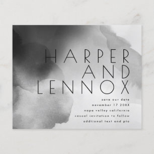 Modern Simple budget Minimalistic save our date Flyer