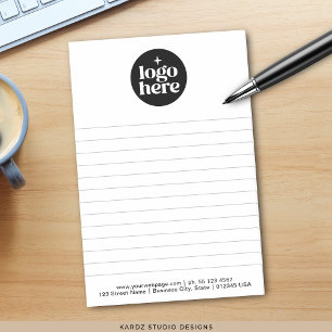 Modern Simple Business Branded Logo Post-it Notes