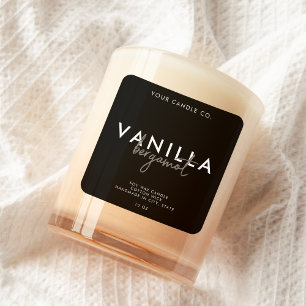 Modern Simple Candle Label