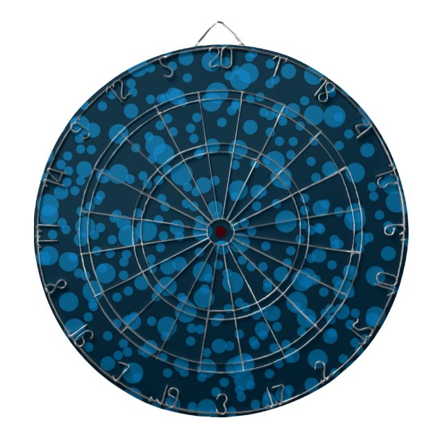 Modern, simple celebration concept graphic art dartboard (Front)