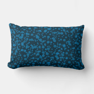 Modern, simple celebration concept graphic art lumbar cushion