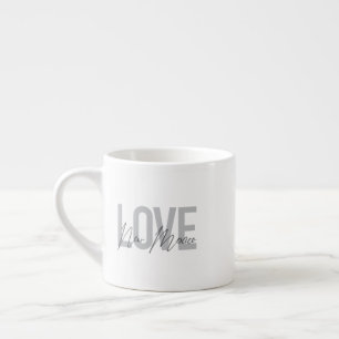 Modern, simple, chic, cool design Love New Mexico Espresso Cup