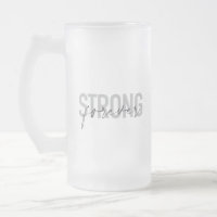 Modern, simple, chic elegant design Strong Forever