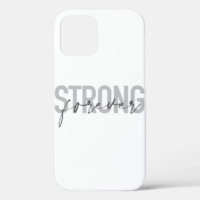 Modern, simple, chic elegant design Strong Forever