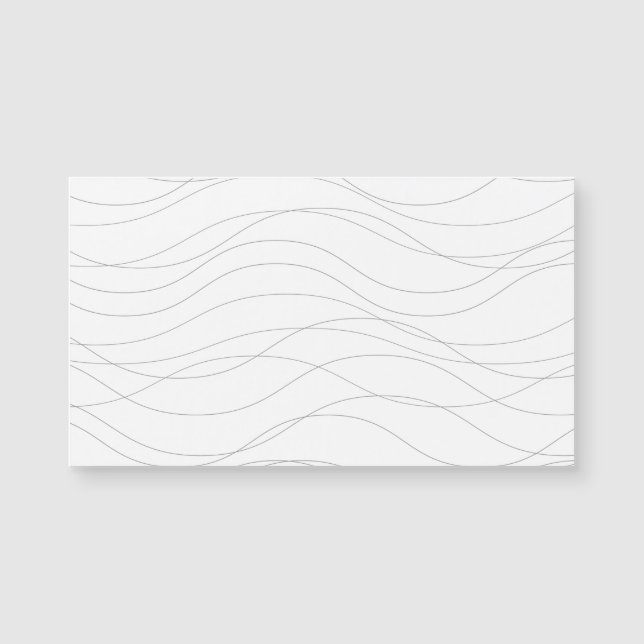 Modern, simple, chic, elegant wavy graphic lines (Front)
