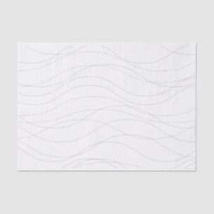 Modern, simple, chic, elegant wavy graphic lines tissue paper